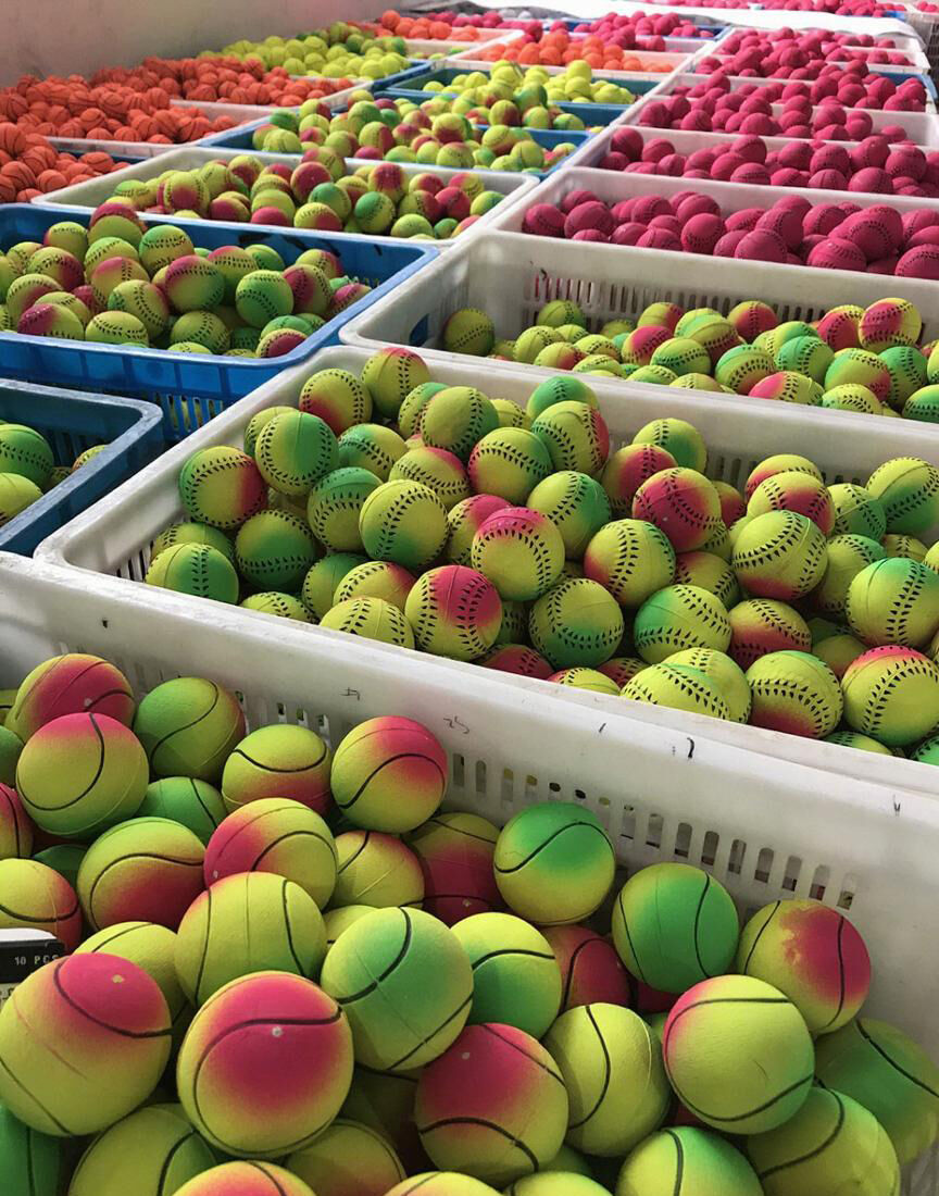 Soft Foam Lacrosse Training Ball for Indoor Outdoor Training Practice