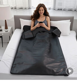 Customizable Sauna Blanket Professional Sauna Wrap for Home Spa Quick Heat Up Foldable Waterproof Fabric with Single-Zipper Design