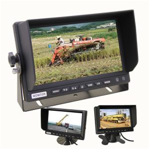 Factory price AHD 7-inch tft lcd screen 9-40v car rearview mirror monitor for bus/van