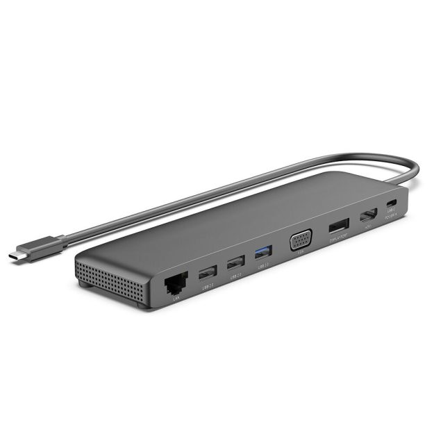 CE/FCC Certified USB-C 4K 40Hz DP HDMI Triple Display MST Docking Station