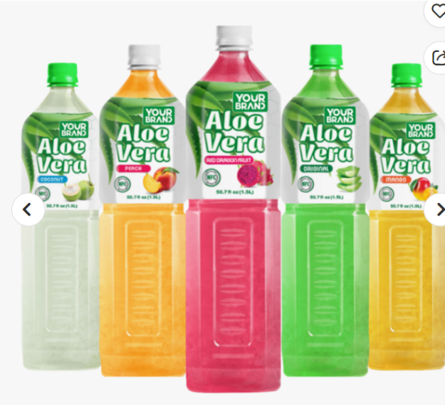 OEM/ ODM 1500ml Aloe Vera Strawberry Juice Drink With Pulp VINUT Vietnam Manufacturer - Wholesale Best Price Free Sample