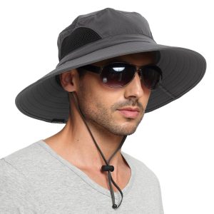 Popular Design Men and Women Waterproof Wide Brim Sun Straw cap Bucket Hat