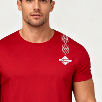 Custom Men Sport T-shirt Dri Fit Quick Dry Nylon Spandex Man Gym Wear Moisture Wicking Fitness Tops For Daily Exercise