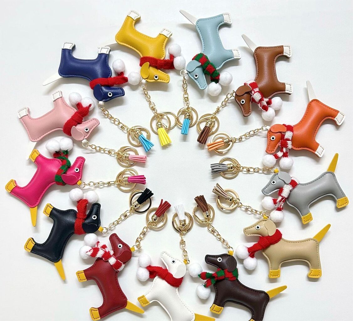 High Quality OEM Colorful Bag Charm Keychain Accessory For Decoration