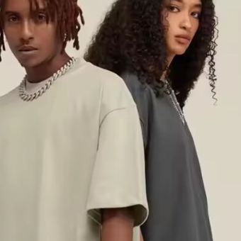 Custom Logo High Quality Oversized T Shirt Summer Fashion Pure Cotton Men's Women's Street Loose Large Blank T-shirt