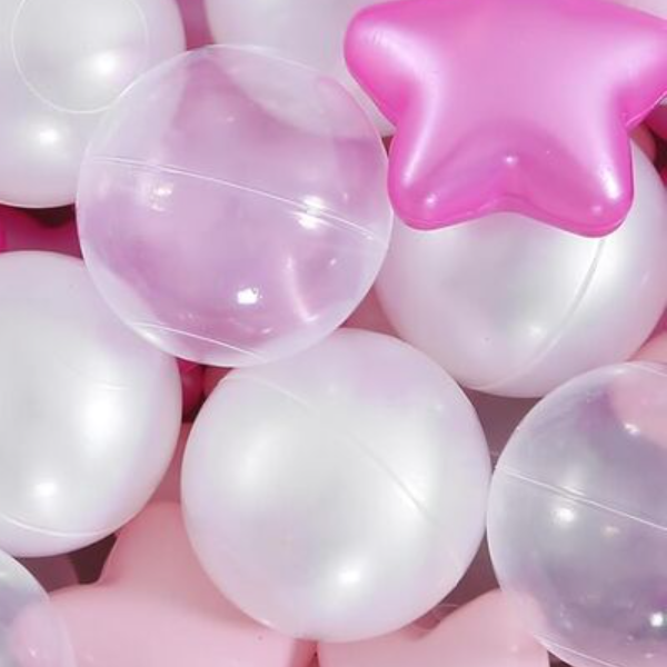 Soft Plastic Ball Pit Balls, 100pcs Plastic Toy Balls for Kids, Gift for Baby Toddler Birthday Christmas, Bounce House, Play Tent