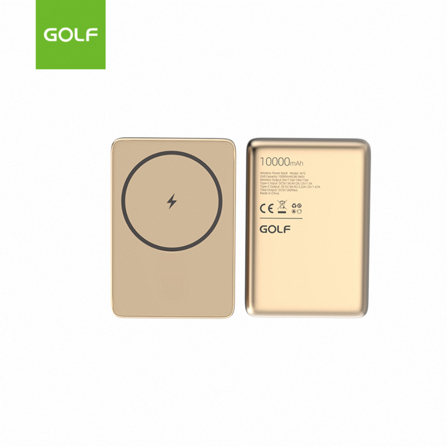 5000mAh Mini Wireless Magnetic Power Bank Metal Glass Front Fast Charging PD 20W Portable Mini Mobile Charger