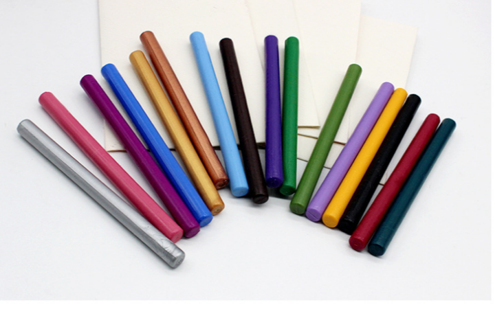 candles 28 color fire paint seal wax strip retro gift box DIY wine bottle sealing