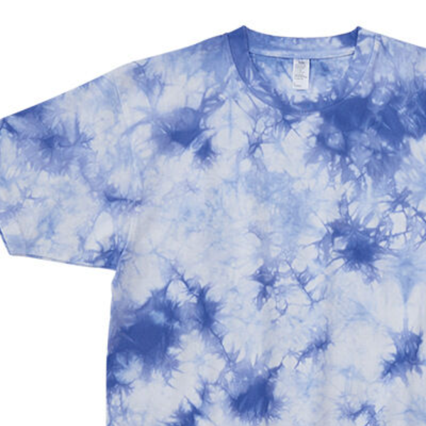 New 250g Heavyweight 100% Cotton Retro Tie-Dye Colorblock Short Sleeve T-Shirt - Comfortable & Unique Style