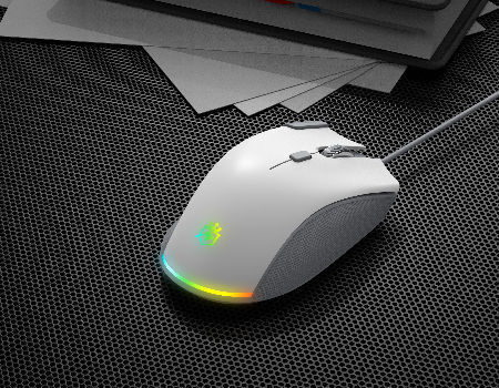 2026 NEW Wired gaming mouse, RGB backlit, 7 programmable buttons, up to 12800 DPI, With Fire Key, competitive price