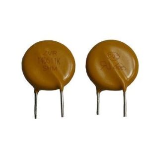 MOV Varistor UL VDE CQC Dipped SMD Surge Protection Zinc Metal Oxide Varistor yellow cap mov