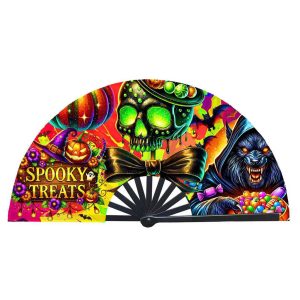 Customized Logo 33cm Large Hand Fan Portable Hand Fan Bamboo crafts